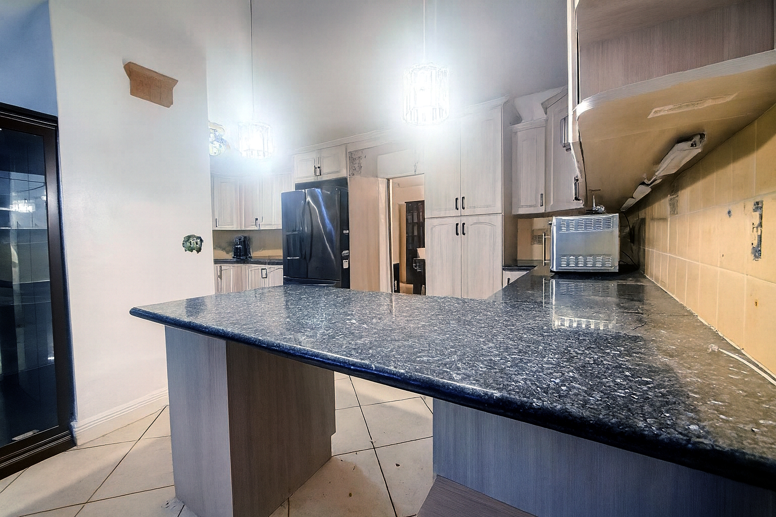 Kitchen with abundant counter space